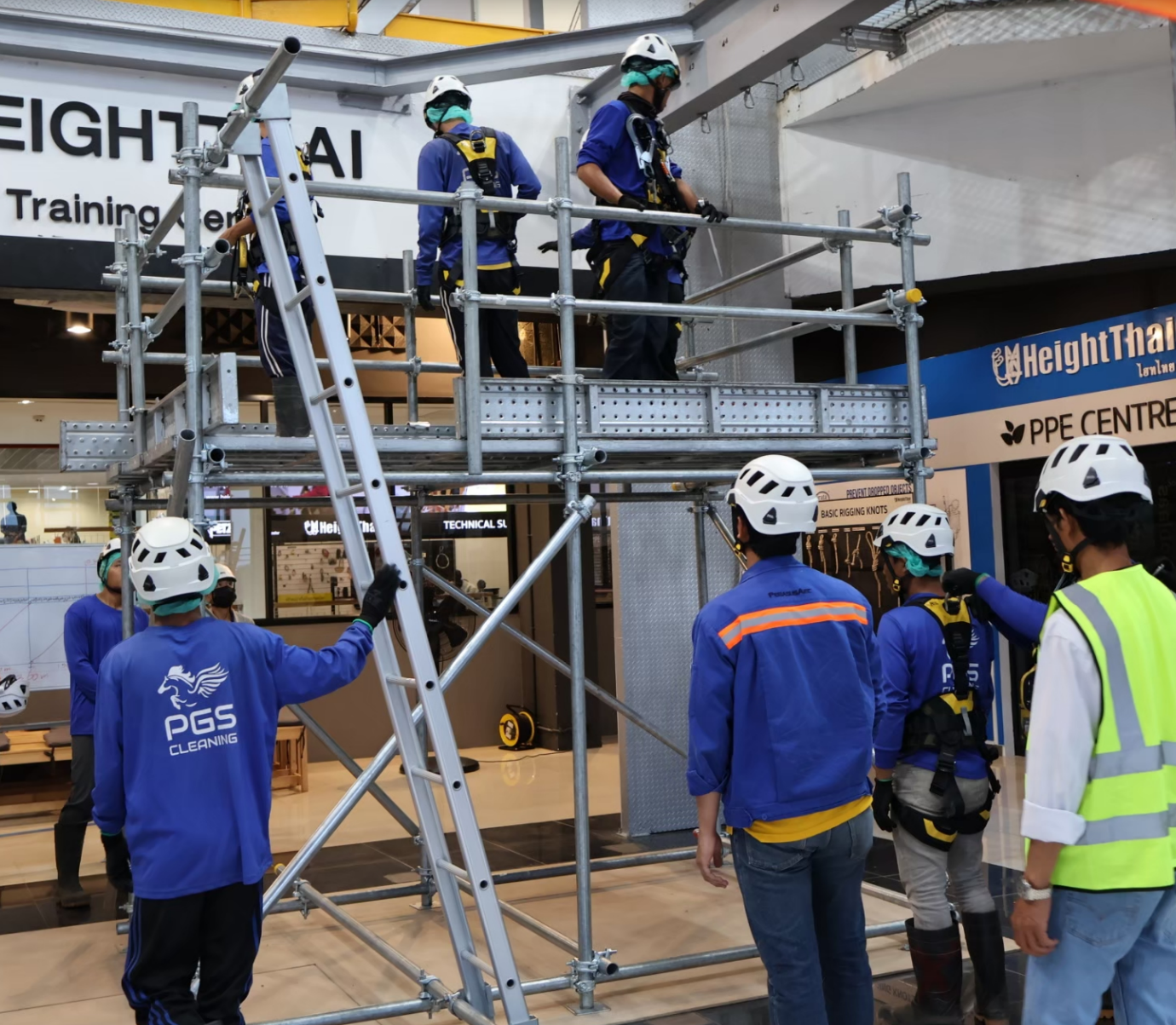 เสริมความปลอดภัยให้หน้างาน! อบรมเทคนิคติดตั้งและตรวจสอบนั่งร้าน